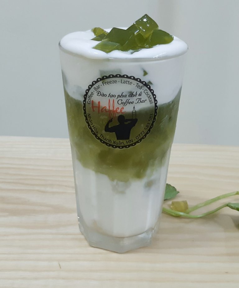 Matcha Macchiato sữa dừa