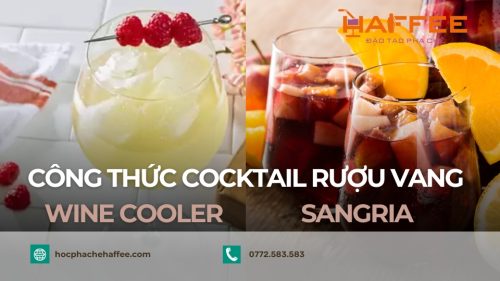 Công thức pha chế cocktail rượu vang hấp dẫn