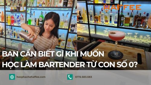 Ban cần làm gì khi muốn học làm Bartender từ con số 0