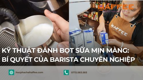 Kỹ thuật đánh bọt sữa đỉnh cao dành cho barista chuyên nghiệp