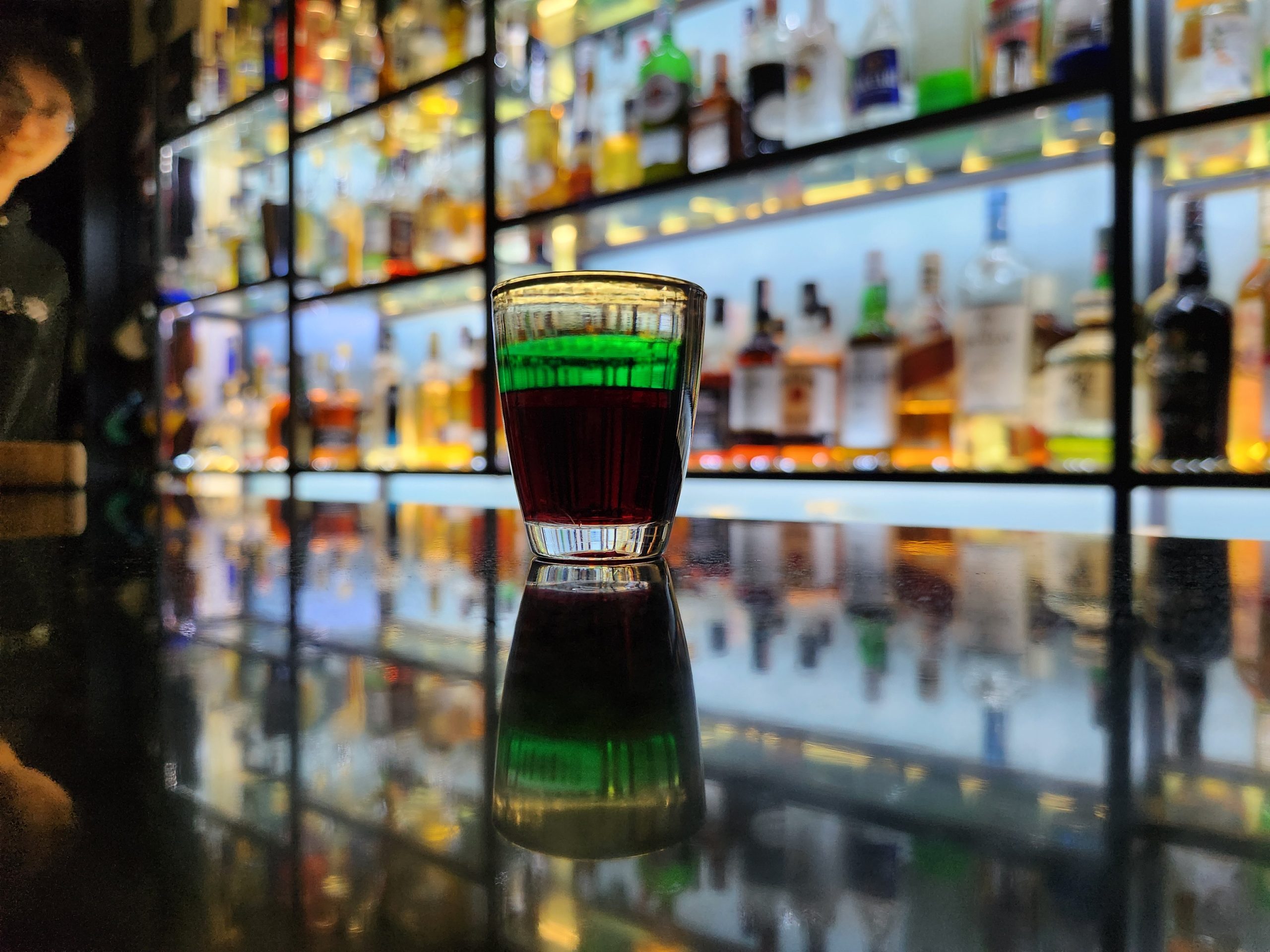 Cocktail 3 tầng Mexican flag (kết hơp với rượu tequila của Mexico)