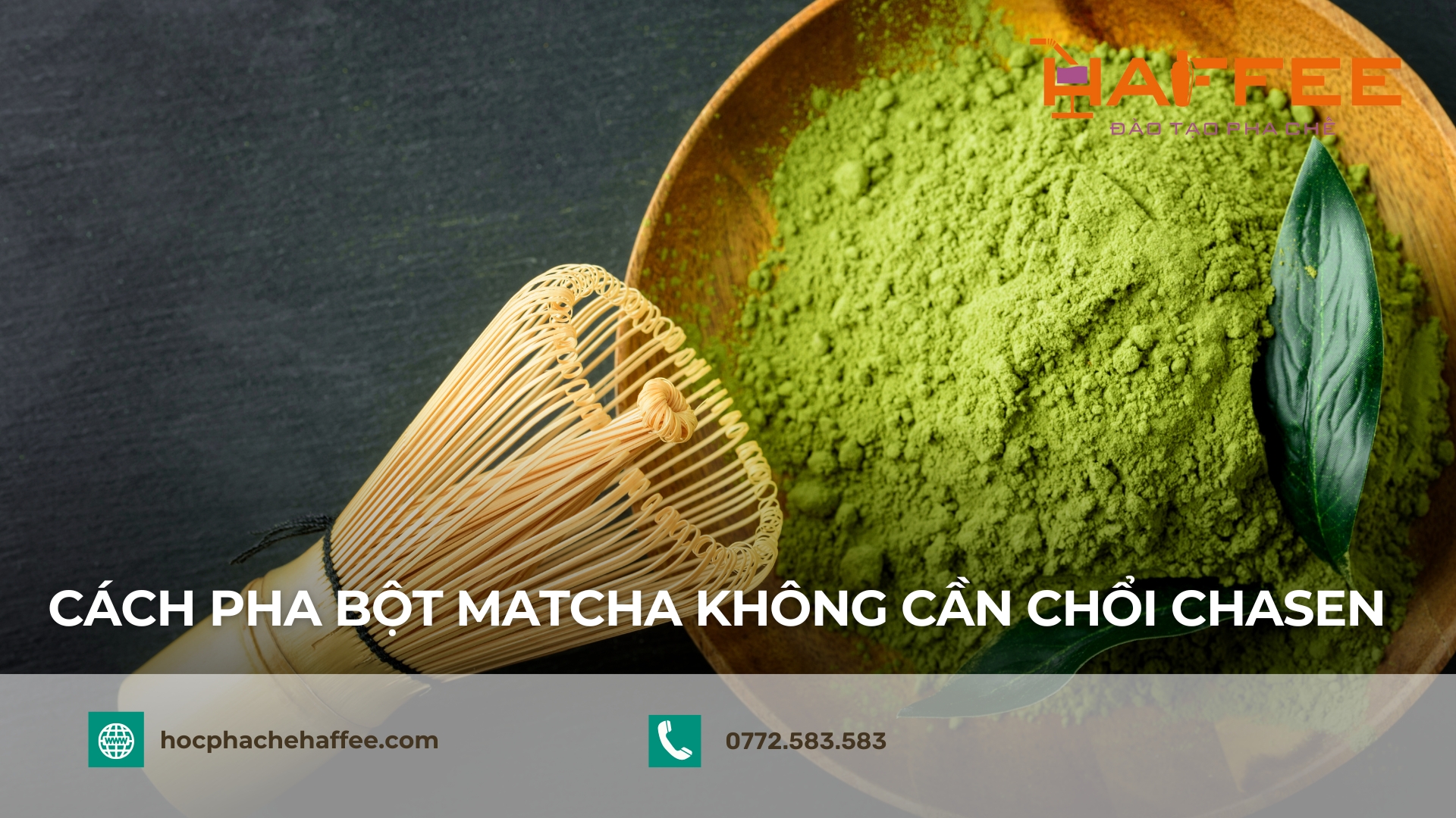 cách pha bột matcha