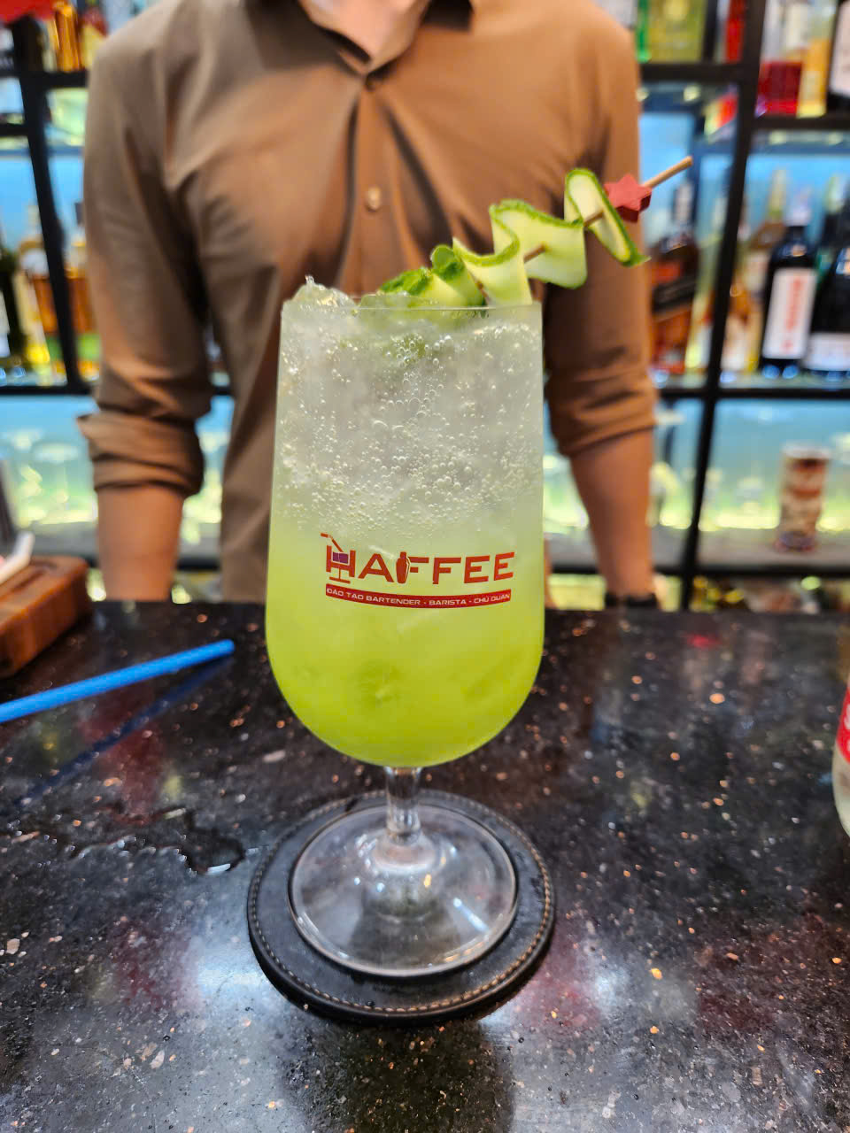 Mocktail matcha dừa chanh dây độc đáo, healthy và cực hút hình.