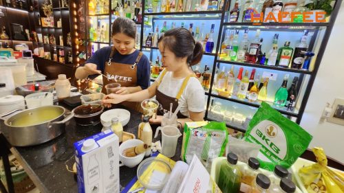 Haffee đào tạo pha chế thực chiến, giúp làm chủ topping trà sữa và xây dựng menu hiệu quả.