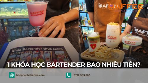 1 khóa học bartender bao nhiêu tiền