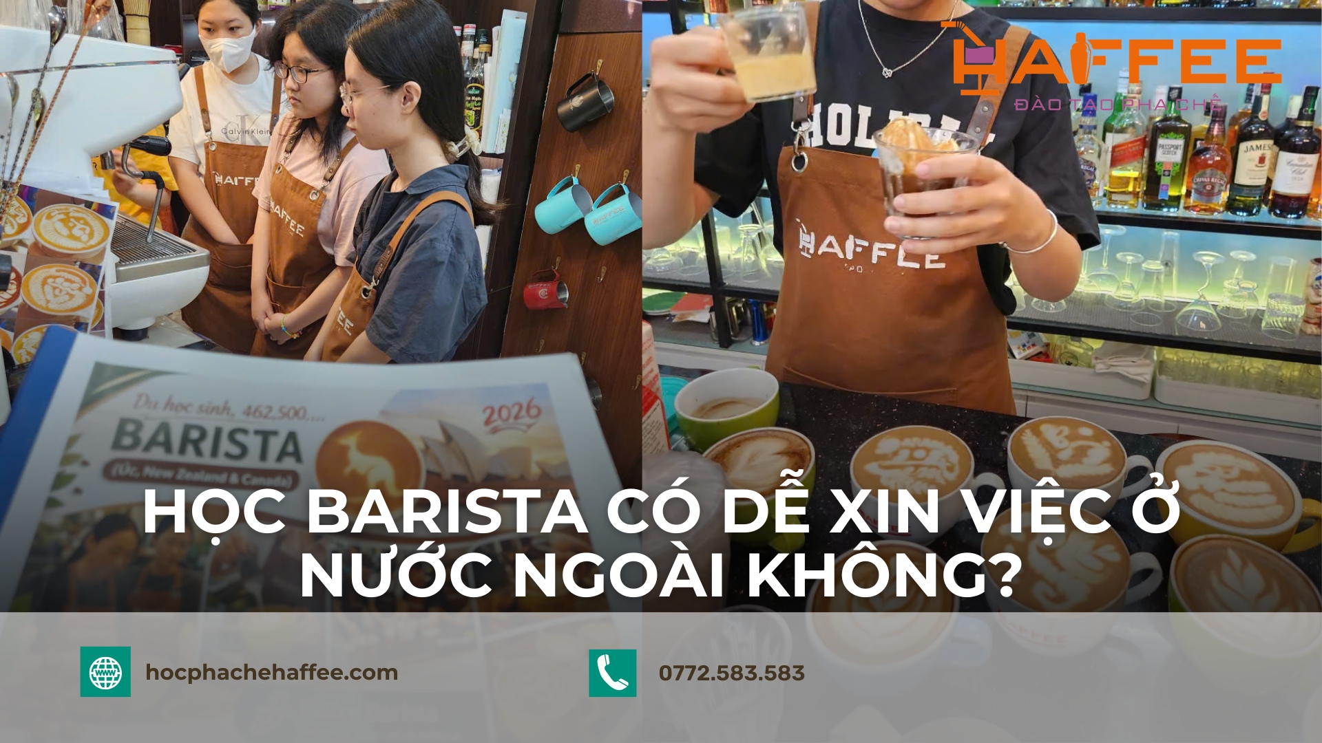 học barista