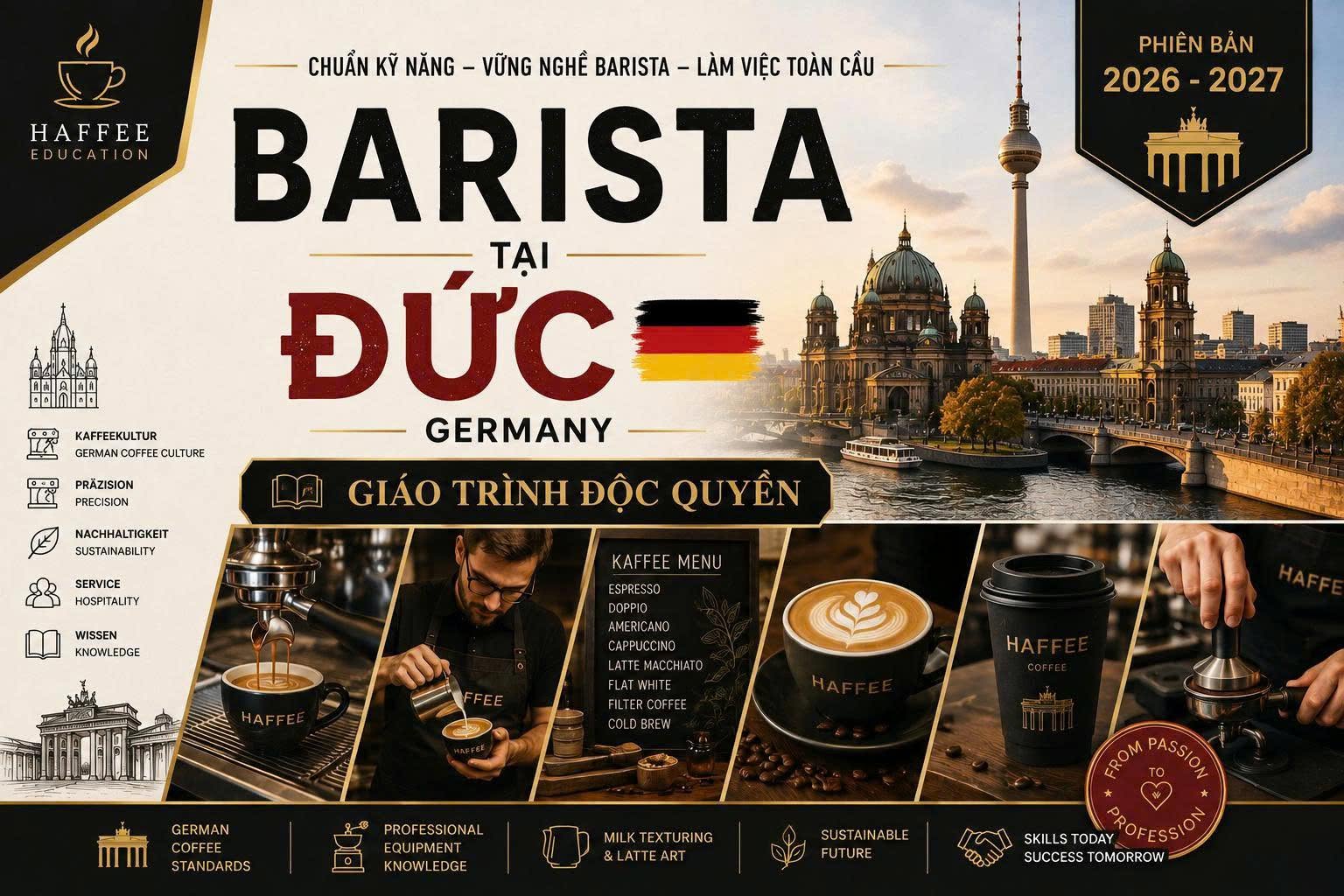 Khóa học Barista Đức