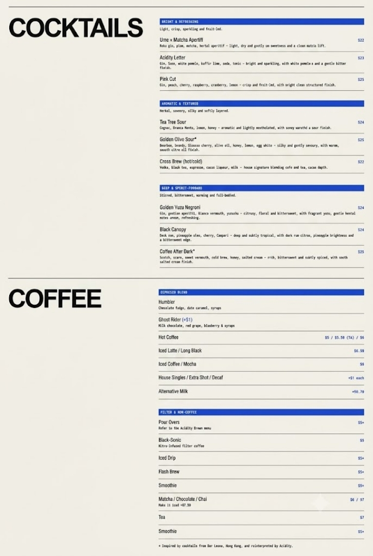 menu quan ca phe uc